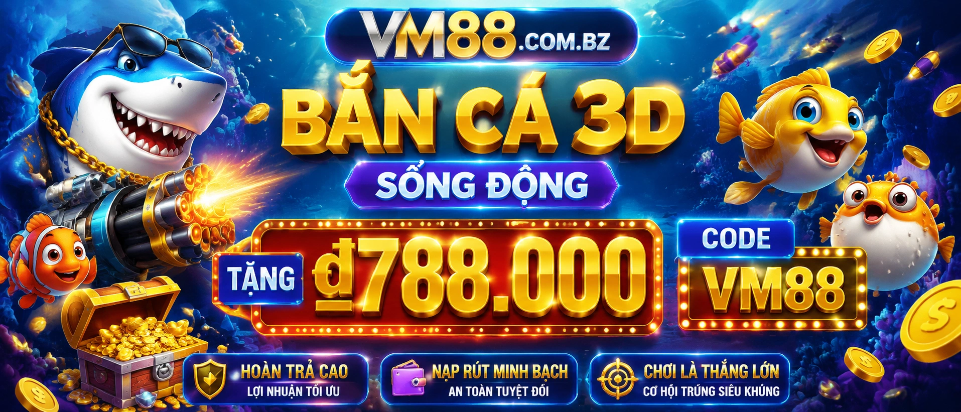 Bắn Cá vm88 giao diện đại dương