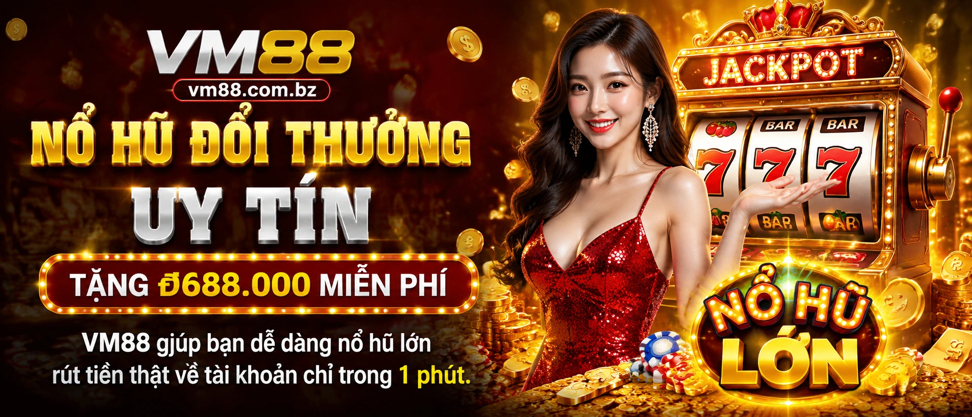Khu Nổ Hũ vm88 với giao diện danh mục rõ ràng